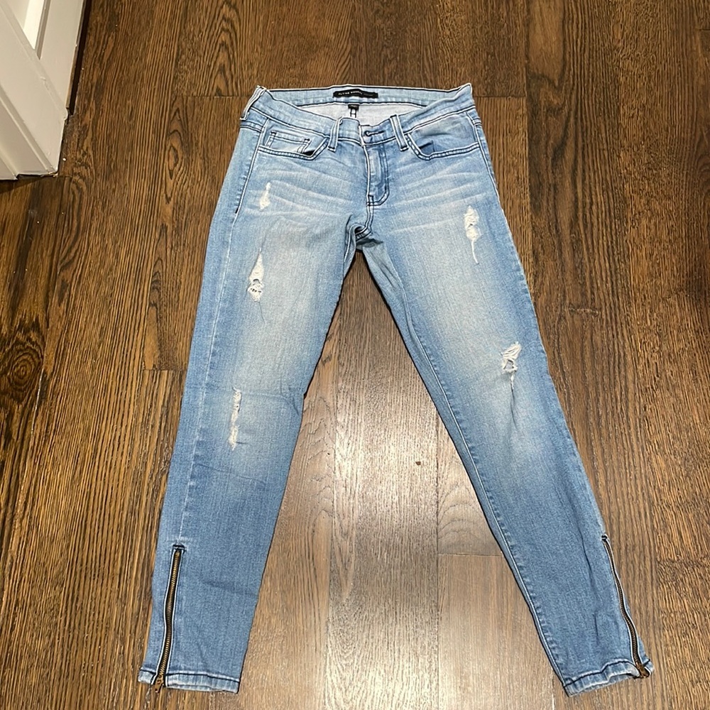 Flying Monkey Cropped Skinny Jeans